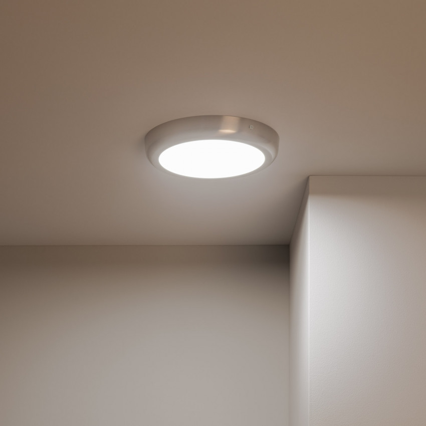 Silver Round Design 18W LED Surface Panel