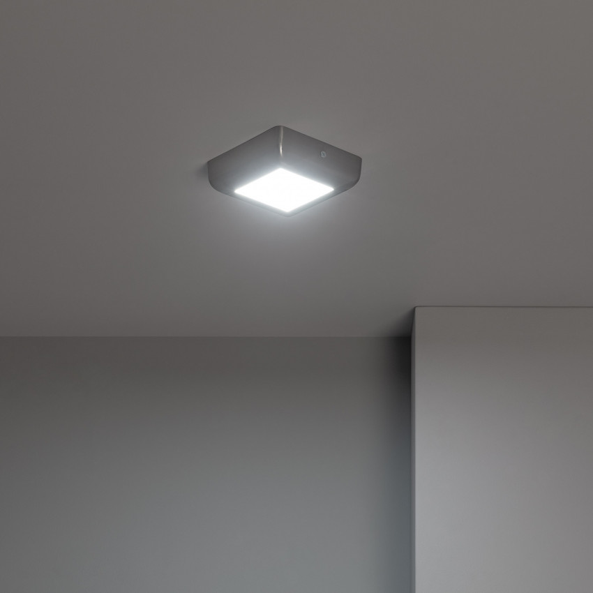Silver Square Design 6W LED Surface Panel