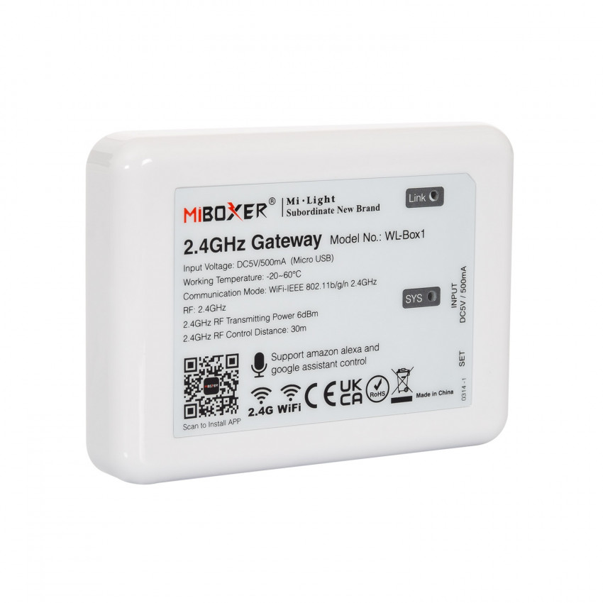 MiBoxer 2.4GHz Gateway WL-box1 WiFi Controller