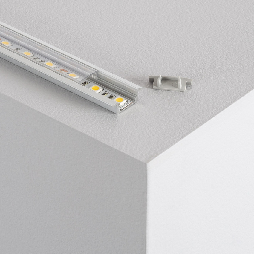 Recessed Aluminium Profile for Length LED Strips up to 12 mm