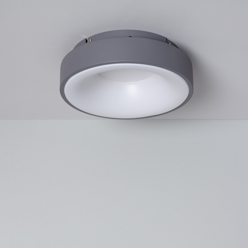 15W Wingu CCT Selectable Round Metal LED Panel Ø300 mm