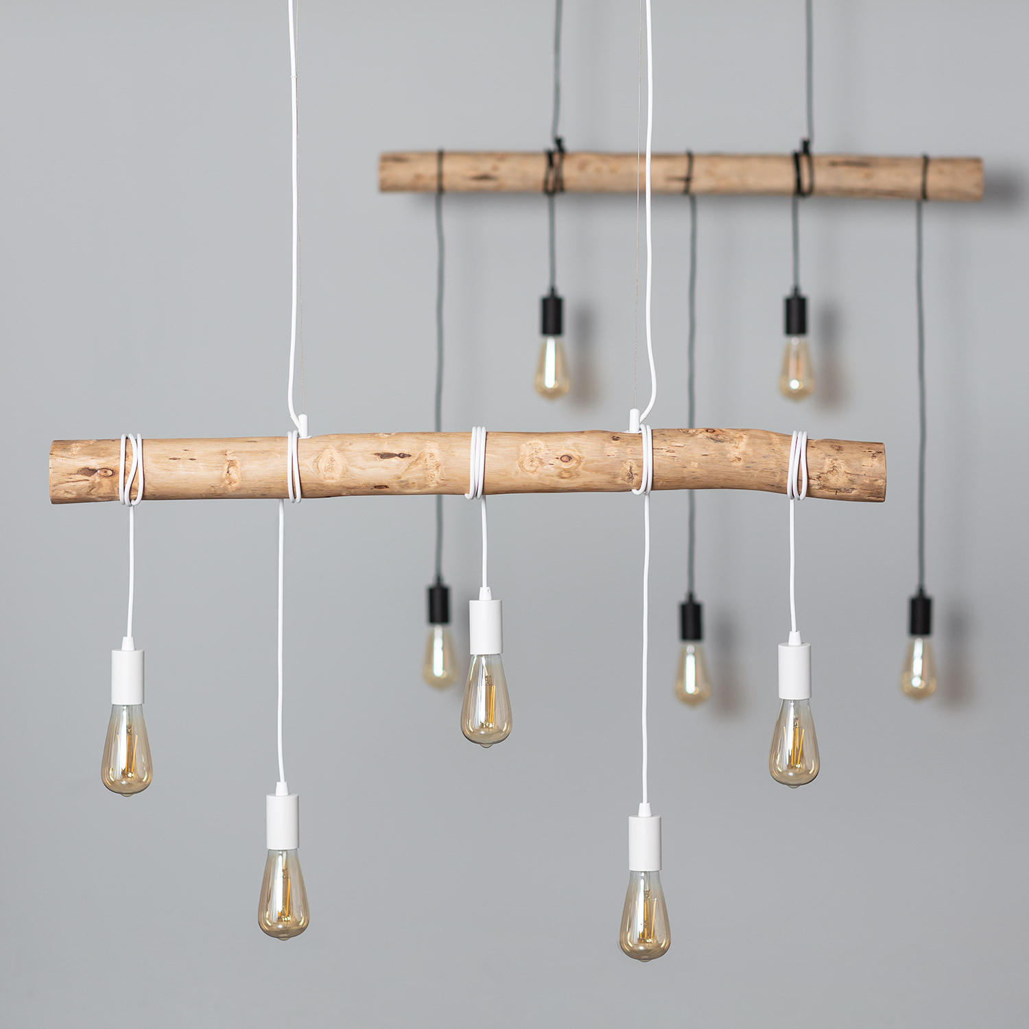 Yagis Metal \u0026 Wood Pendant Lamp - Ledkia