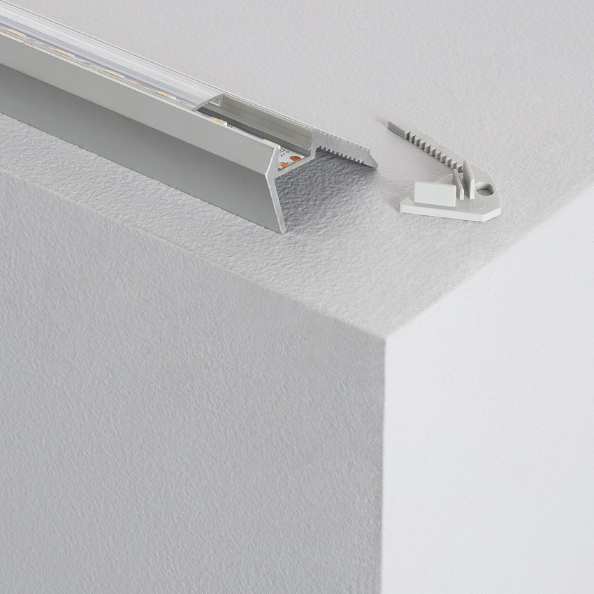 1m Aluminium Staircase Profile for LED Strips 