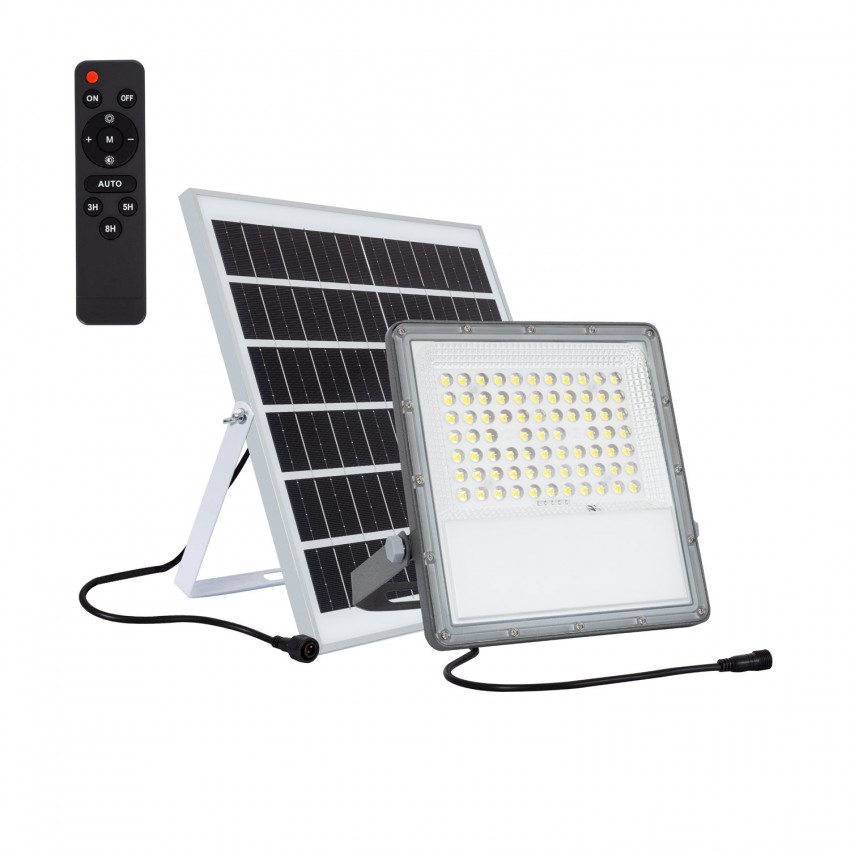15W Solar LED Floodlight 100lm/W IP65 with Remote Control