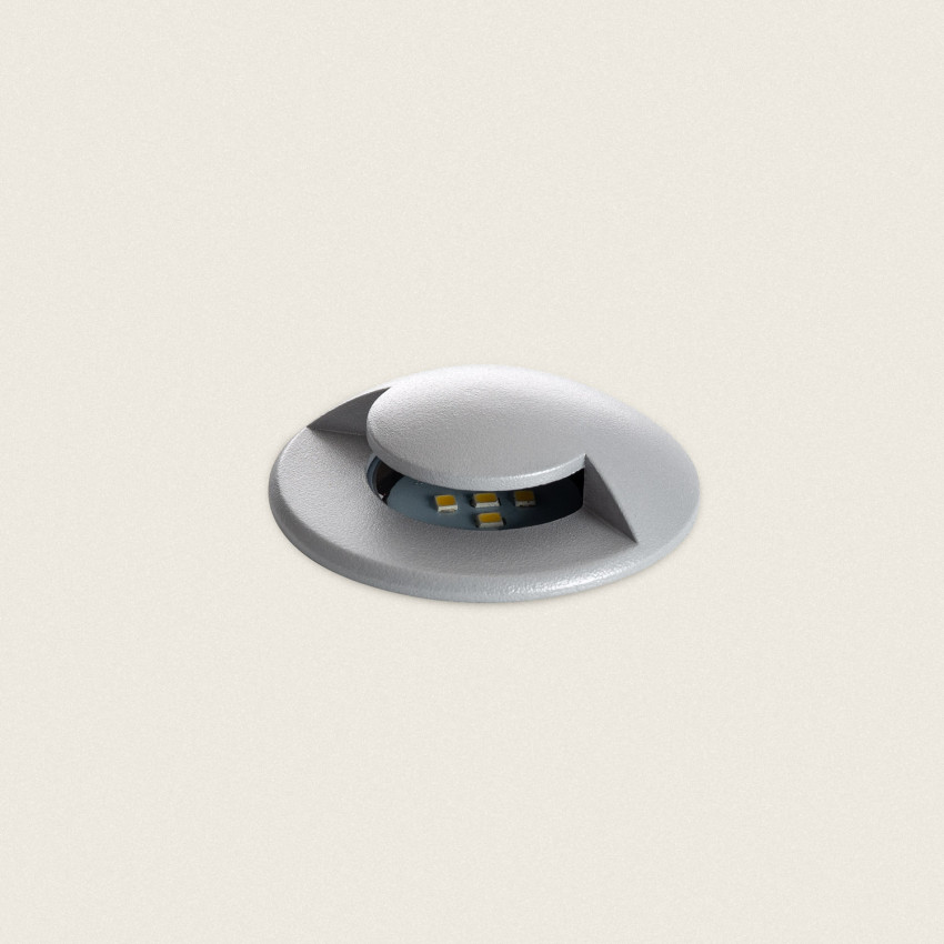 Loto 1L 1W Outdoor Recessed Ground Spotlight in Grey