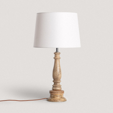 Product photography: Dinnka Wooden Table Lamp ILUZZIA 