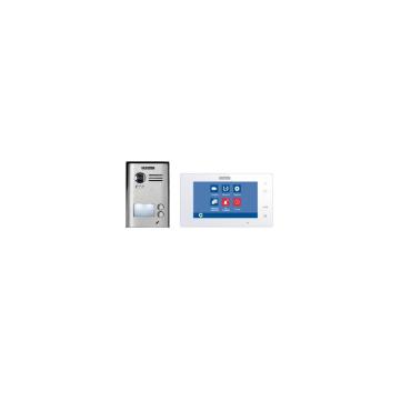 FERMAX Video Door Entry Kit Automatic 2 Doorbell FERMAX WAY 7" 1402 - White