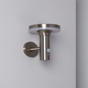 Helios Inox Outdoor Solar LED Light with a PIR Motion Detector - 4000K