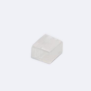 End cap for CCT LED Strip 220V AC 220LED/m Width 15mm Cut every 100cm IP67 - Transparent