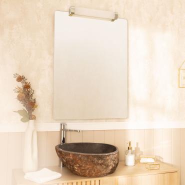 9W Big Vault LED Wall Light for Bathroom Mirror - Silver
