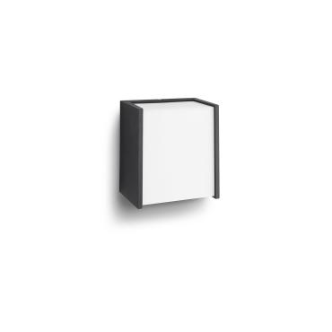 PHILIPS 6W Karp Outdoor LED Wall Lamp - Black