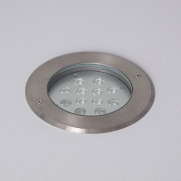 12W Stainless Steel Recessed LED Ground Spotlight -