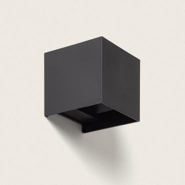 6W Onis Aluminium Outdoor Double Sided LED Wall Light - Black