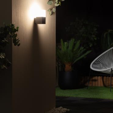 Domus Aluminium Outdoor Wall Lamp in Black -