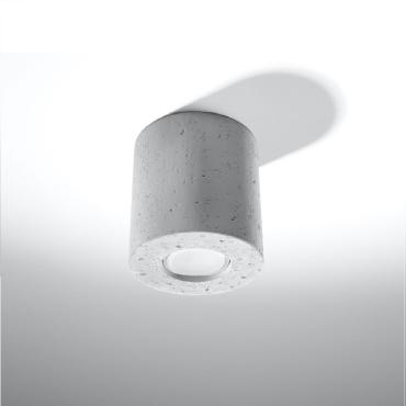 Orbis Cement Ceiling Wall Lamp SOLLUX - Grey