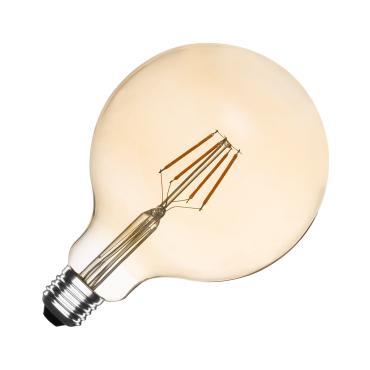 6W E27 G125 Dimmable Gold Filament LED Bulb 600 lm - Several options