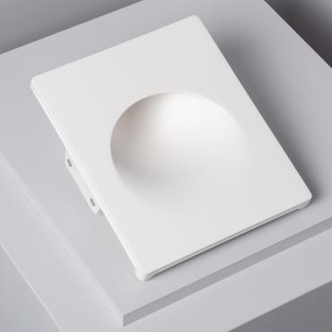 Wall Light Integration Plasterboard Wall Light for LED Bulb GU10 / GU5.3 with 253x213 mm Cut Out - White