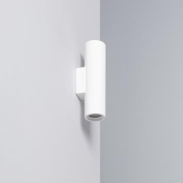 Alexandrite Plaster Double Sided Wall Lamp - White