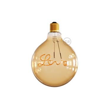 5W E27 G125 250 lm Creative-Cables Love Dimmable Filament LED Bulb CBL700216 -