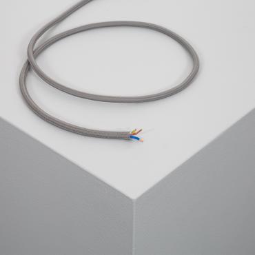 Braided Textile Electrical Cable in Grey - Several options