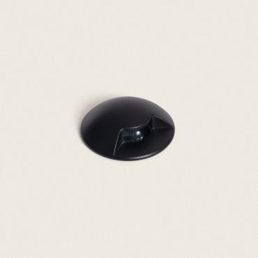 1W Letso 1L Outdoor Recessed Ground Spotlight in Black -