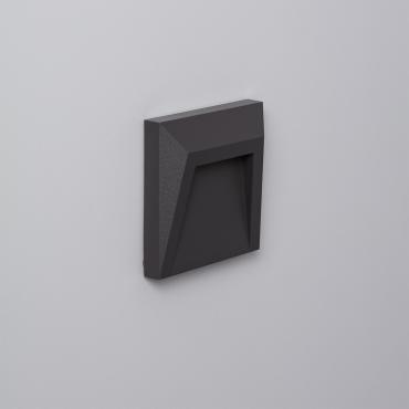 Grey 1.5W Clover LED Surface Light (IP65) -