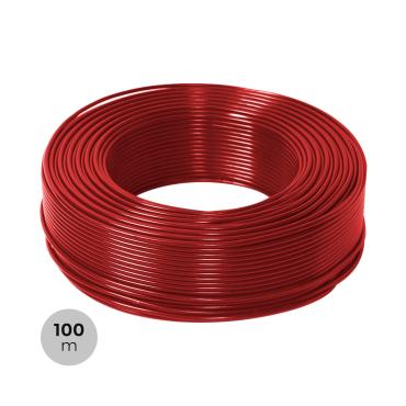 100m Coil of Red 6mm² PV ZZ-F Cable - Red