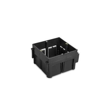 Universal Flush Mounted Mechanism Box 65x65x45 mm - Black