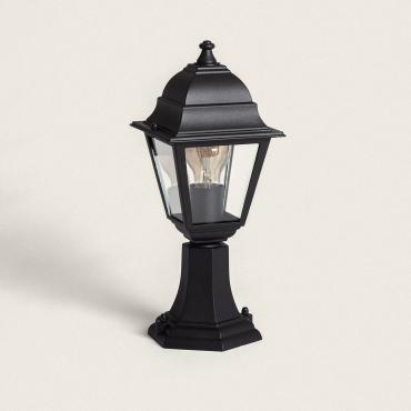 Villa Outdoor Aluminium & Glass Fence Post Light E27 - White