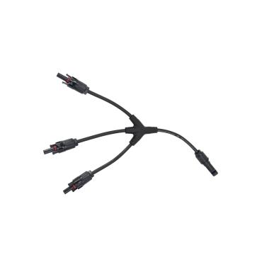 Flexible Multi-Contact MC4 3/1 IP68 Connectors for a 4-6mm² Cable - Black