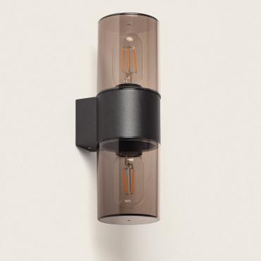 Solok Two Spotlight Aluminium Wall Lamp - Black