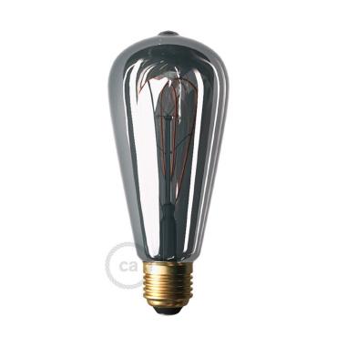 E27 ST64 5W 150lm Smoky Dimmable Filament LED Bulb Creative-Cables DL700181 -