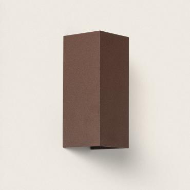10W Oscilum Outdoor Aluminium CCT Double Sided Square LED Wall Lamp - Oxide