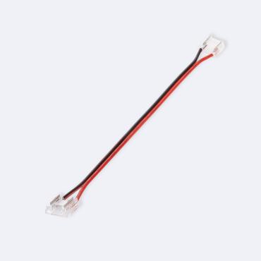 Double Connector with Cable for 12/24V DC COB LED Strip 8mm Wide - 8 mm