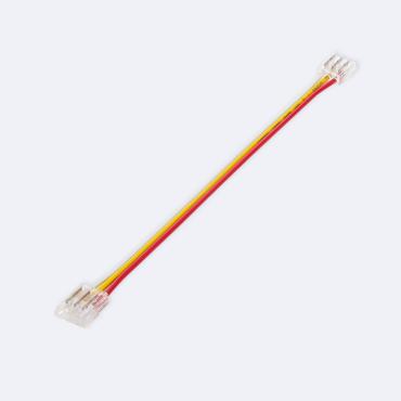 Double Hippo Connector with Cable for 12/24V DC CCT SMD LED Strip 10mm Wide - 10 mm