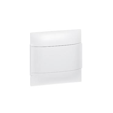LEGRAND 134064 Practibox S Flush-Mounting Cabinet for Masonry 1 x4 modules/row - White