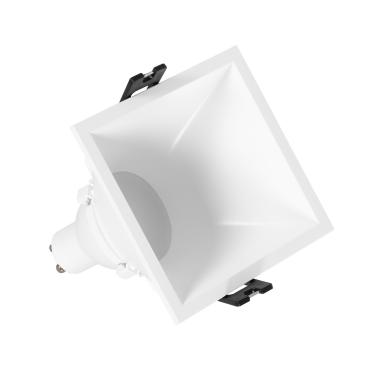 45º Square Downlight GU10 6W Cut 85x85 mm Low UGR PC - Several options