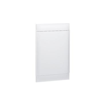 LEGRAND 135043 Practibox S Flush-Mounting Cabinet for Masonry 3x12 modules/row - White