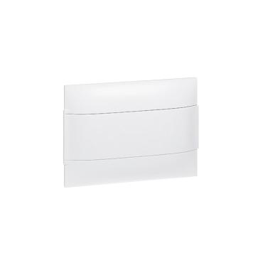 LEGRAND 137066 Practibox S Flush-mounted Box for prefabricated partition walls 1x18 Modules Smooth Door - White