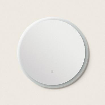 Shala Anti-Fog Bathroom Mirror with LED Light Ø60 cm - 2700K