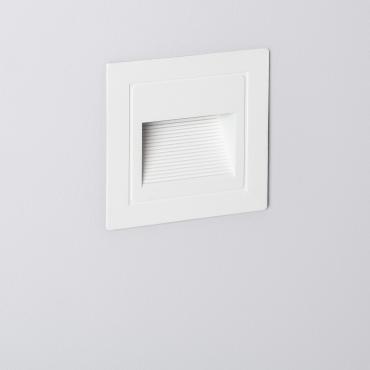 Wabi 3W White Square Aluminium Outdoor Step Light -