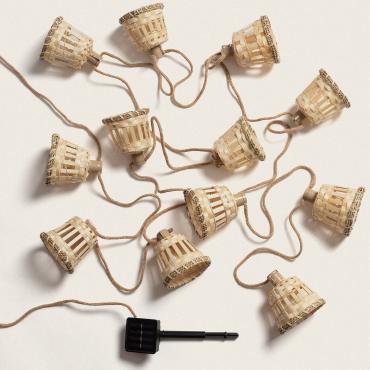 7m Baloo Outdoor LED Garland with Battery - Natural