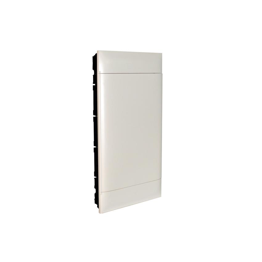 LEGRAND 135044 Practibox S Flush-mounted Box for Conventional Partition Walls 4x12 Modules Smooth Door