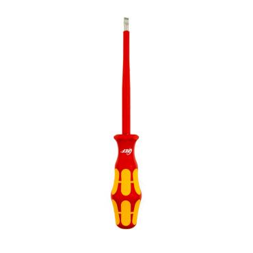 Screwdriver Insulated Flat Head  5,5x125 VDE 1000V GEF - Red