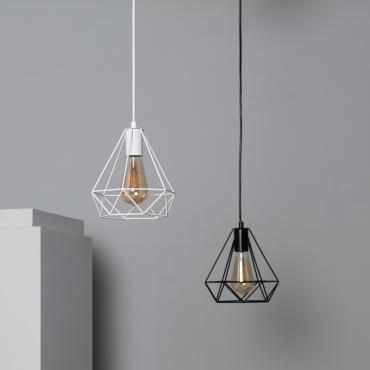 Sardo Metal Pendant Lamp - White