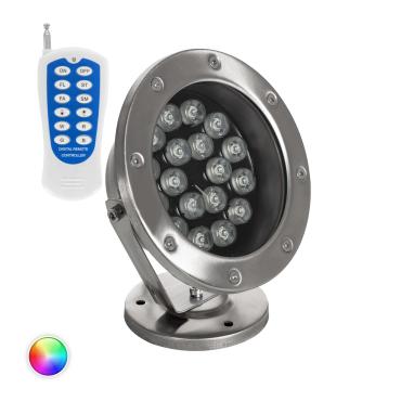 18W 12V Submersible IP68 RGB LED Surface Floodlight -