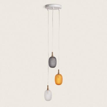 Shalim Glass Pendant Lamp - Matte White