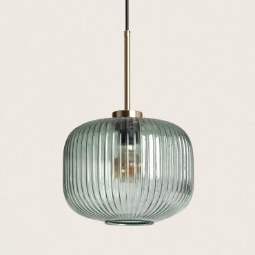 Edwin Glass Pendant Lamp - Green