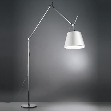 ARTEMIDE Tolomeo Mega Floor Lamp with Switch - Silver