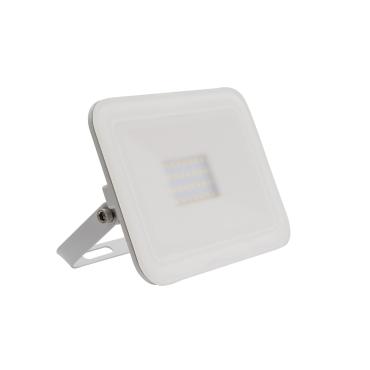 White 20W 120lm/W IP65 Glass Slim LED Floodlight - Several options